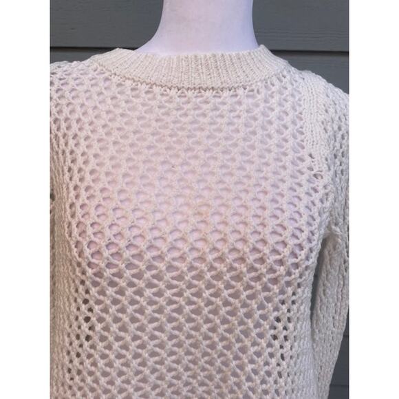 Rip Curl Women Size X-Small‎ Knit Sweater Wrap Back Long Sleeve White0 - Picture 2 of 6